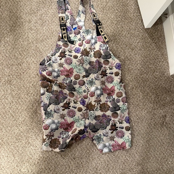 Kavu Pants - Kavu San Blas Succulent Patterned Short Overalls